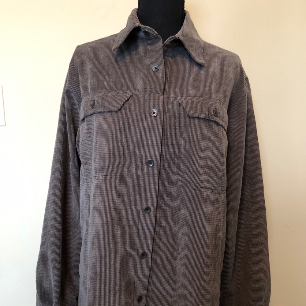 Royal Ribbons Corduroy Button Down